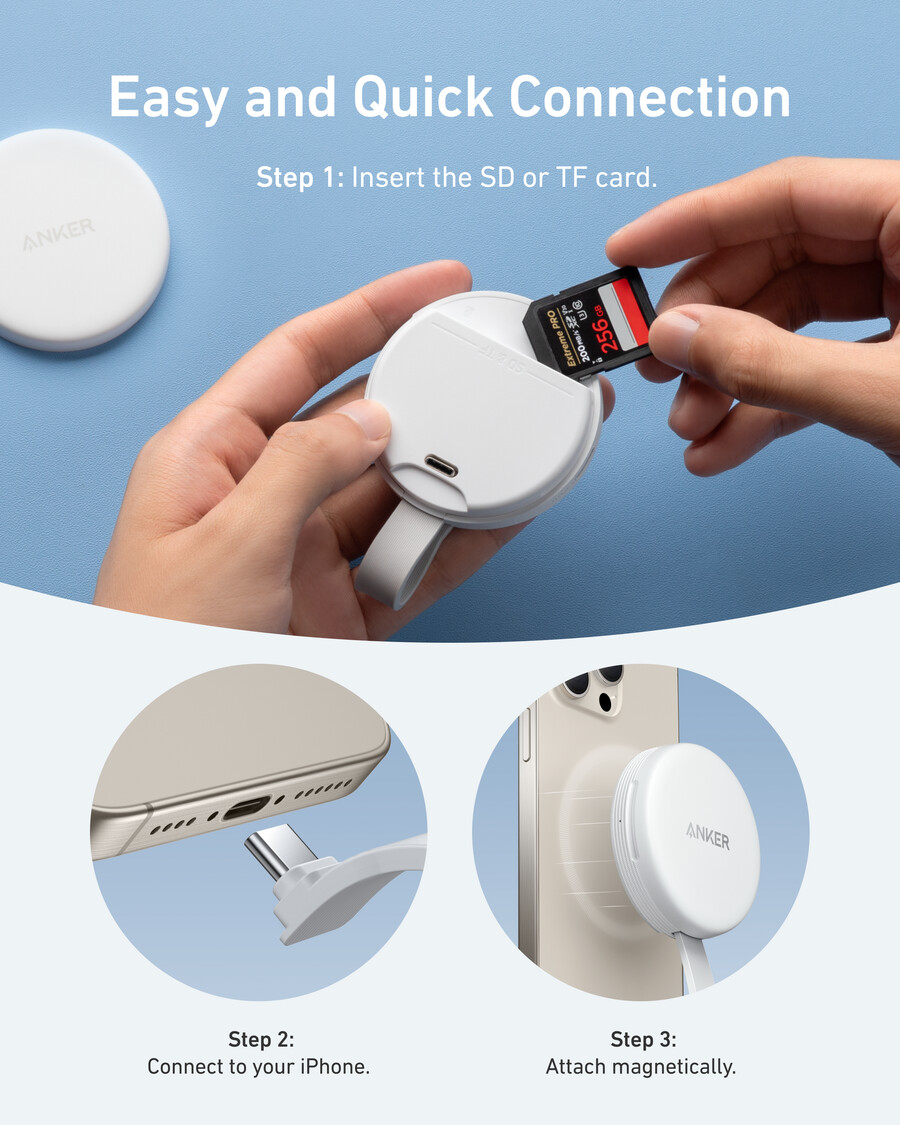 anker maggo usb-c -sovitin 3-in-1 10 gbps iphonelle