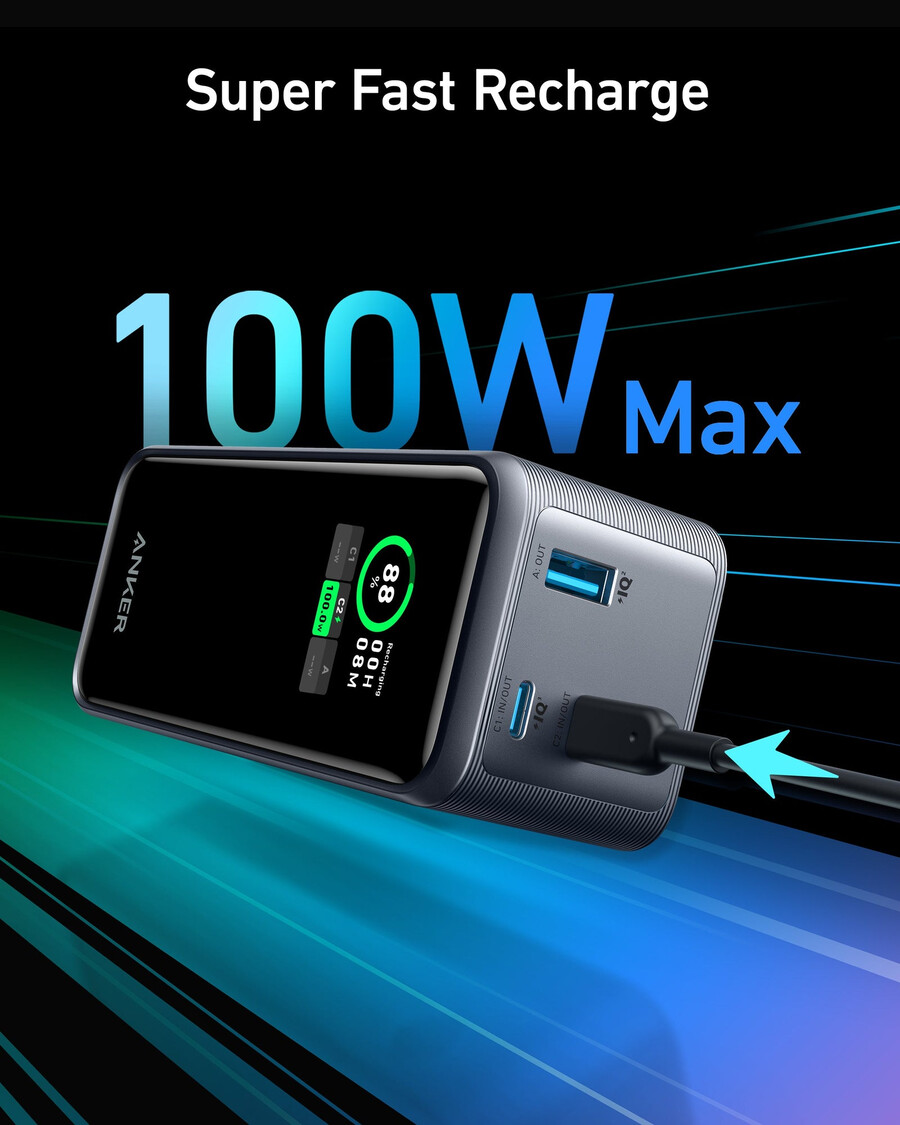 anker prime -varavirtalähde 20k 200w
