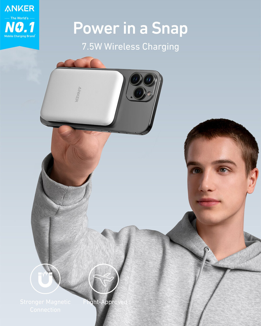 anker 621 magneettinen akku maggo 2 kpl pakkaus
