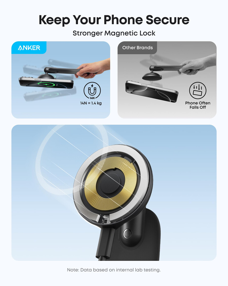 anker maggo langaton latausasema ja anker nano langaton autolaturi