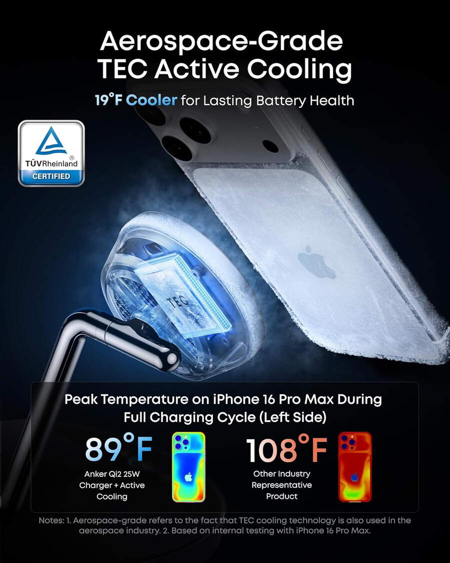 anker prime langaton latausasema 3-in-1 maggo aircool telakointiasema