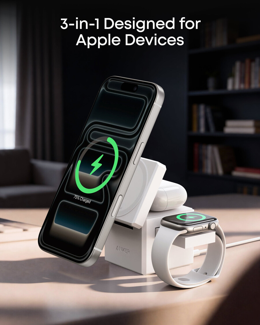 anker 3-in-1 cube qi2lla